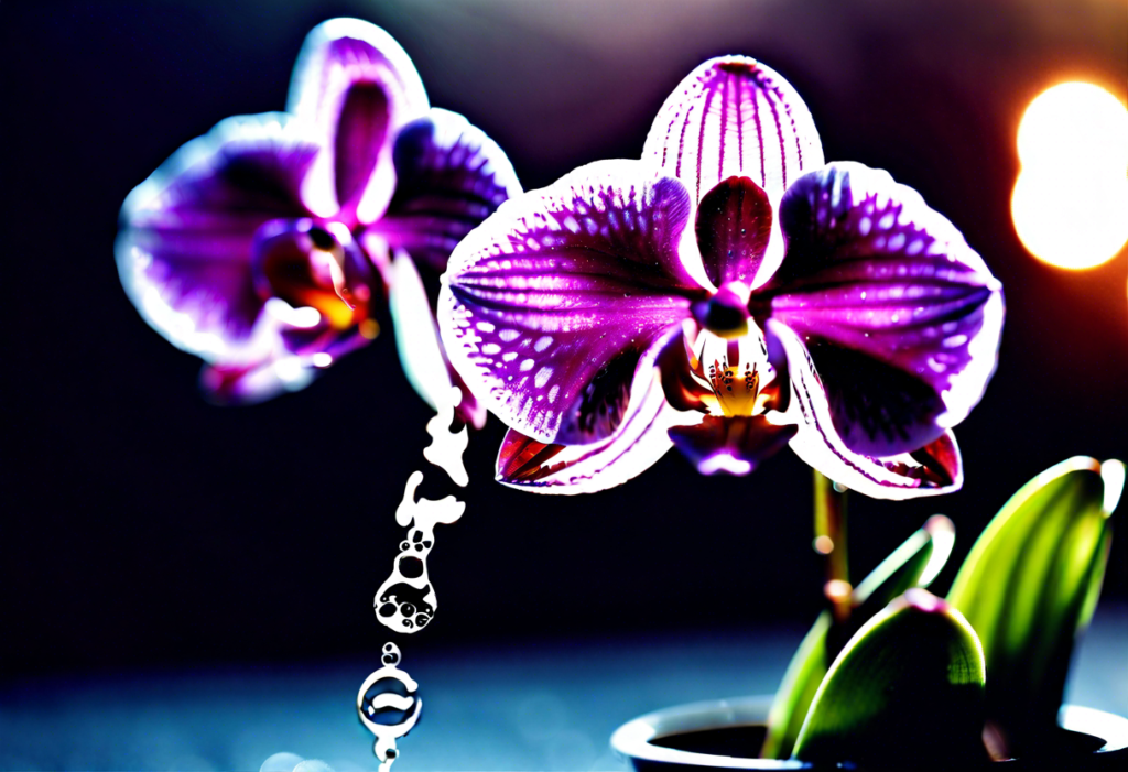 Watering Orchids